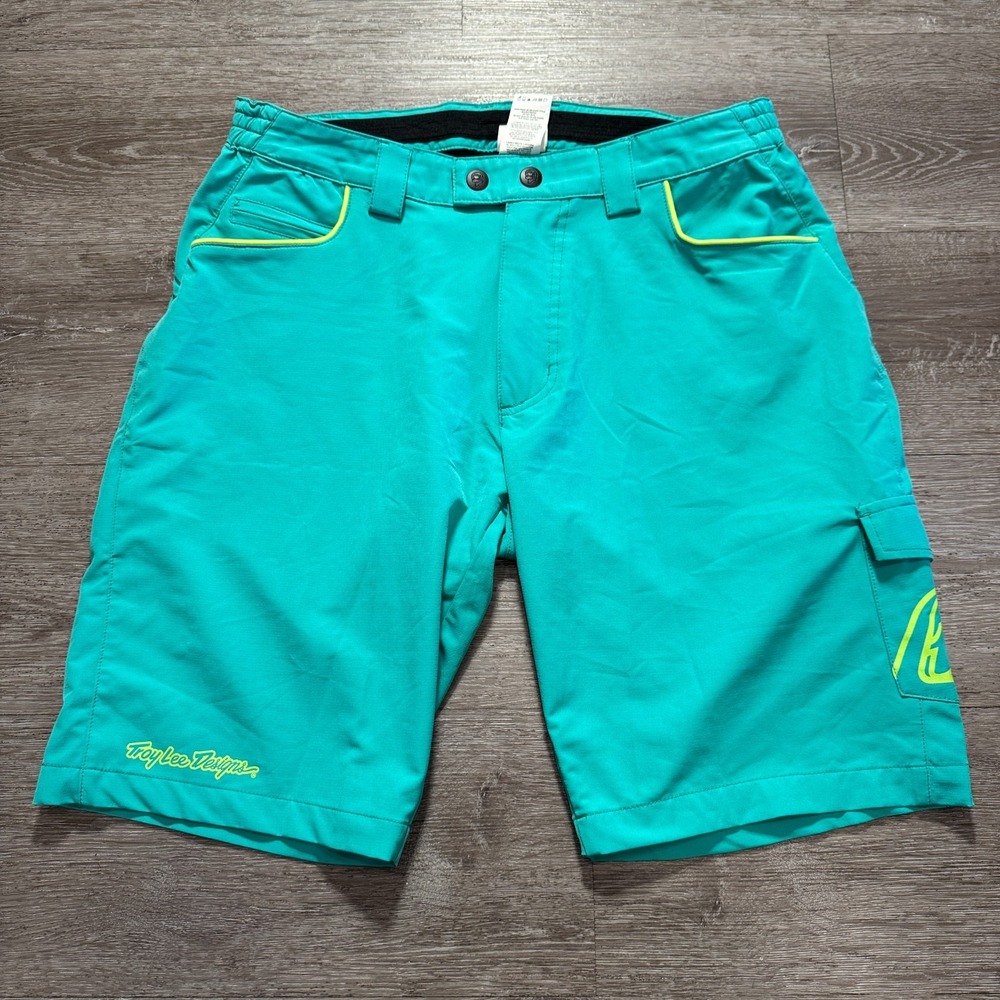 Troy Lee Designs Shorts Womens XL Blue Motocross Cycling‎ Cargo Performance 11"